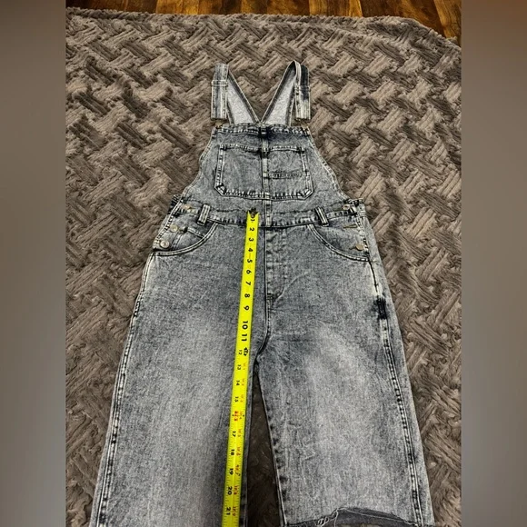 short overalls Light Wash Small Size - Picture 4 of 6